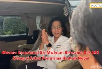 Momen Emosional Sri Mulyani Bersama Bos BRI Sebagai Calon Penerima Hadiah Nobel