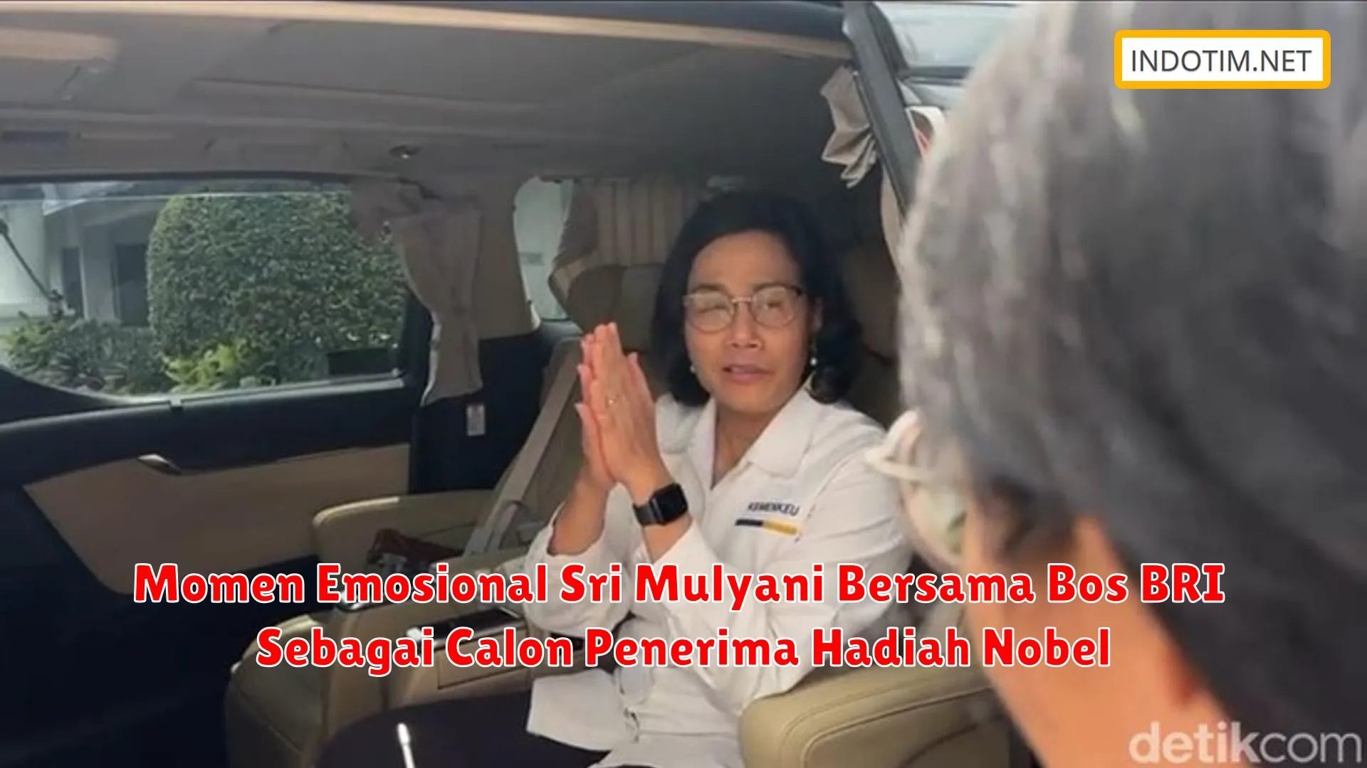 Momen Emosional Sri Mulyani Bersama Bos BRI Sebagai Calon Penerima Hadiah Nobel