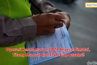 Operasi Keselamatan 2024 Segera Dimulai, Tilang Manual dan ETLE Siap Beraksi!