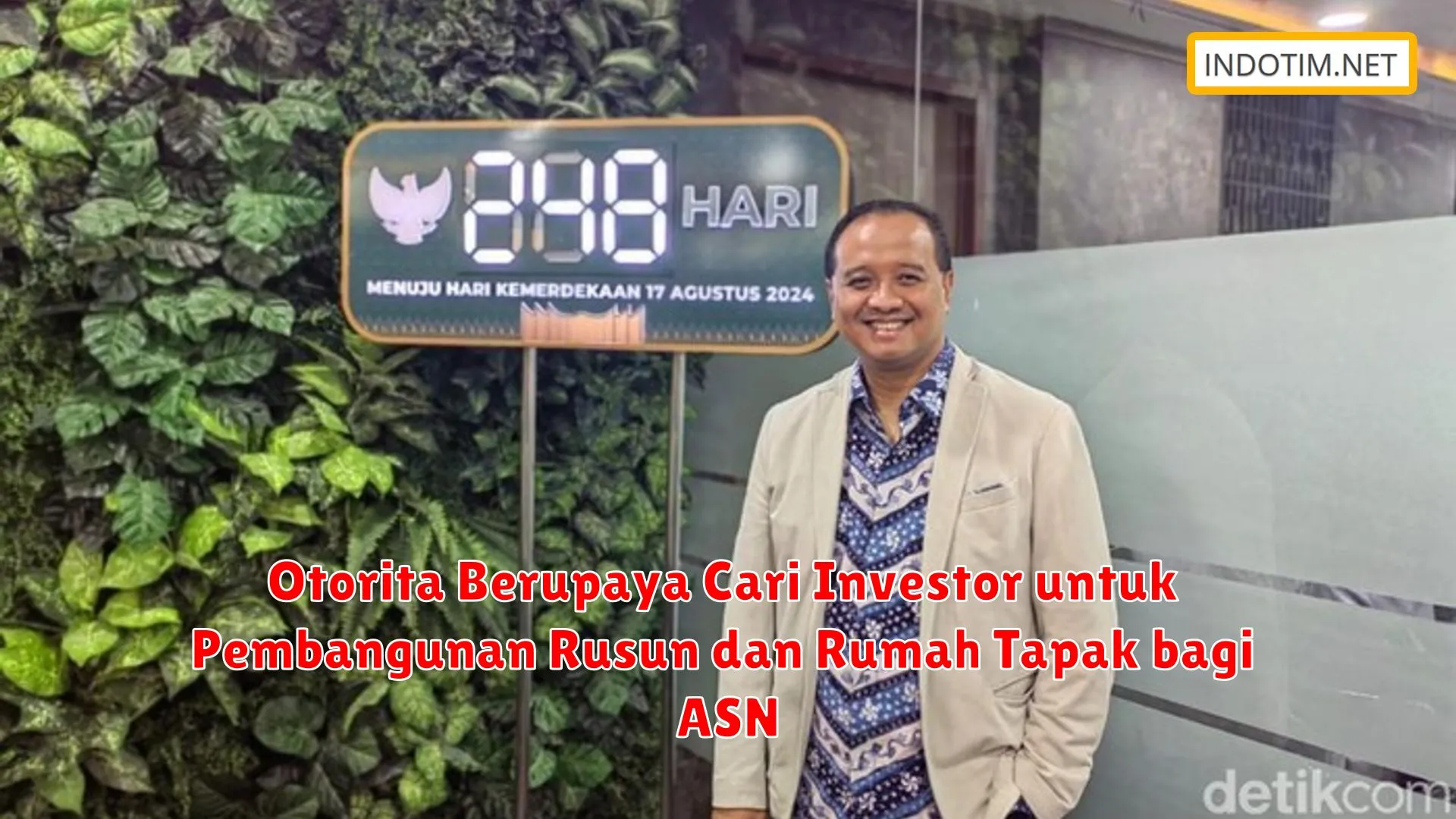 Otorita Berupaya Cari Investor untuk Pembangunan Rusun dan Rumah Tapak bagi ASN