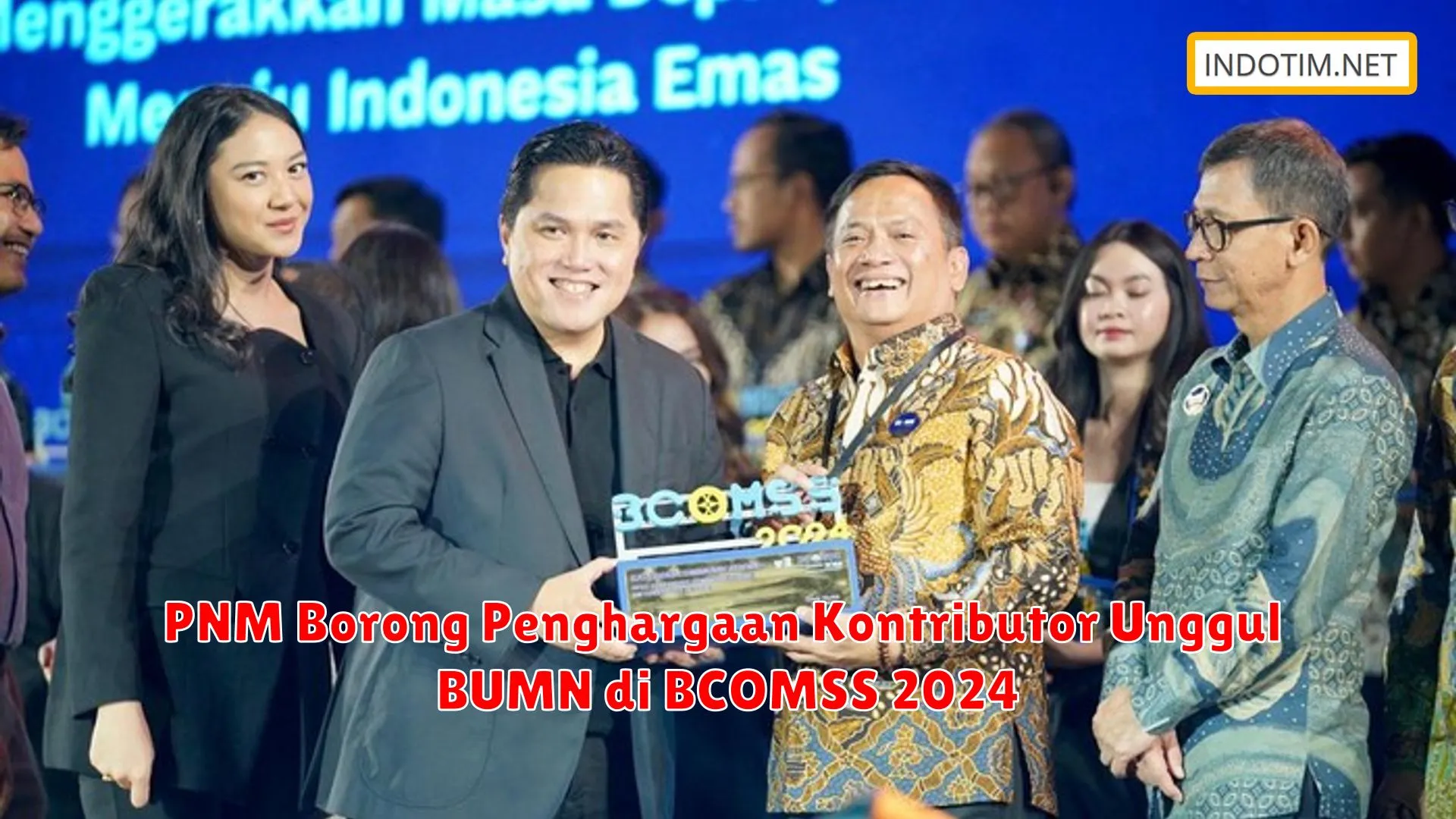 PNM Borong Penghargaan Kontributor Unggul BUMN di BCOMSS 2024