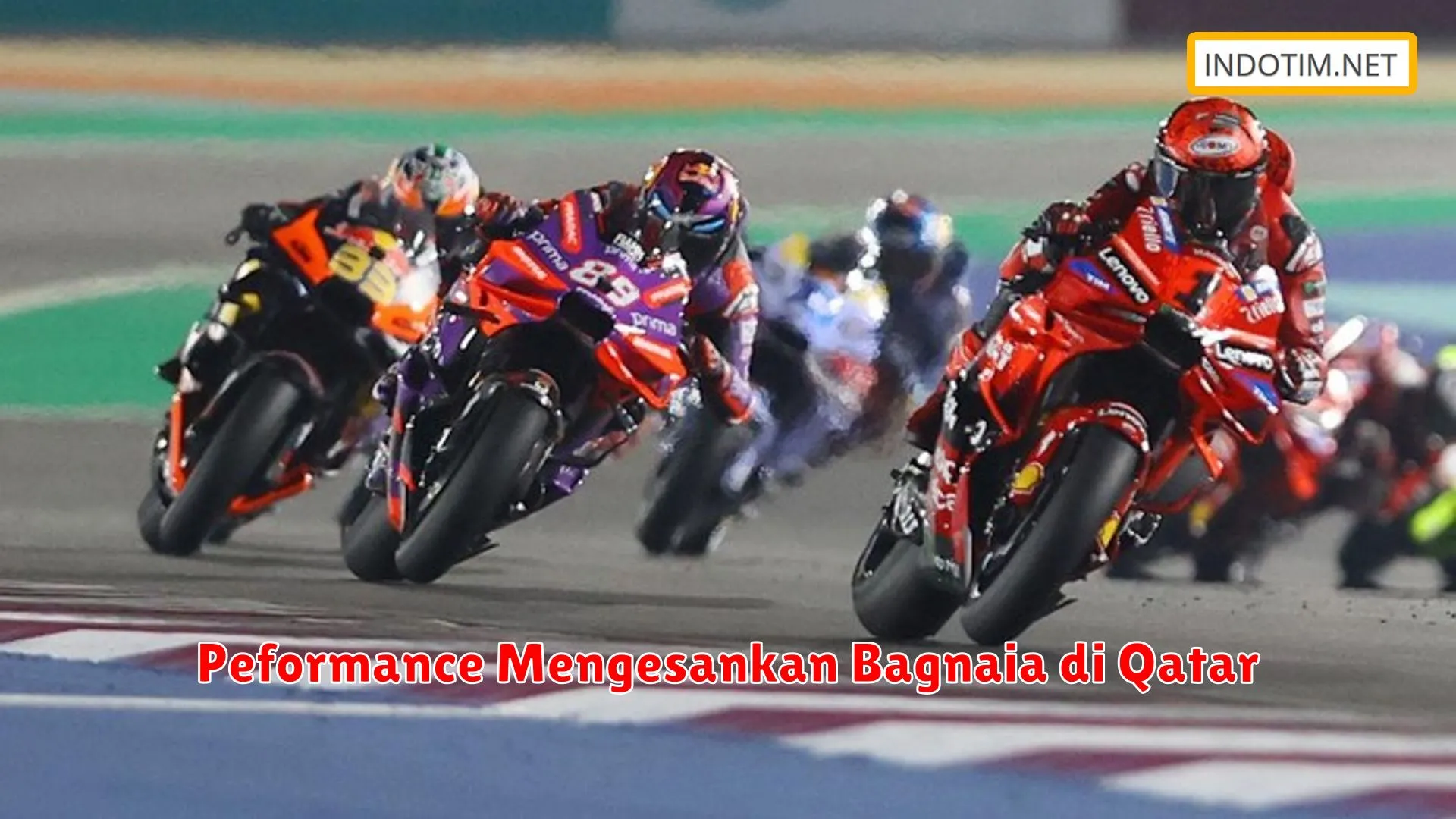 Peformance Mengesankan Bagnaia di Qatar