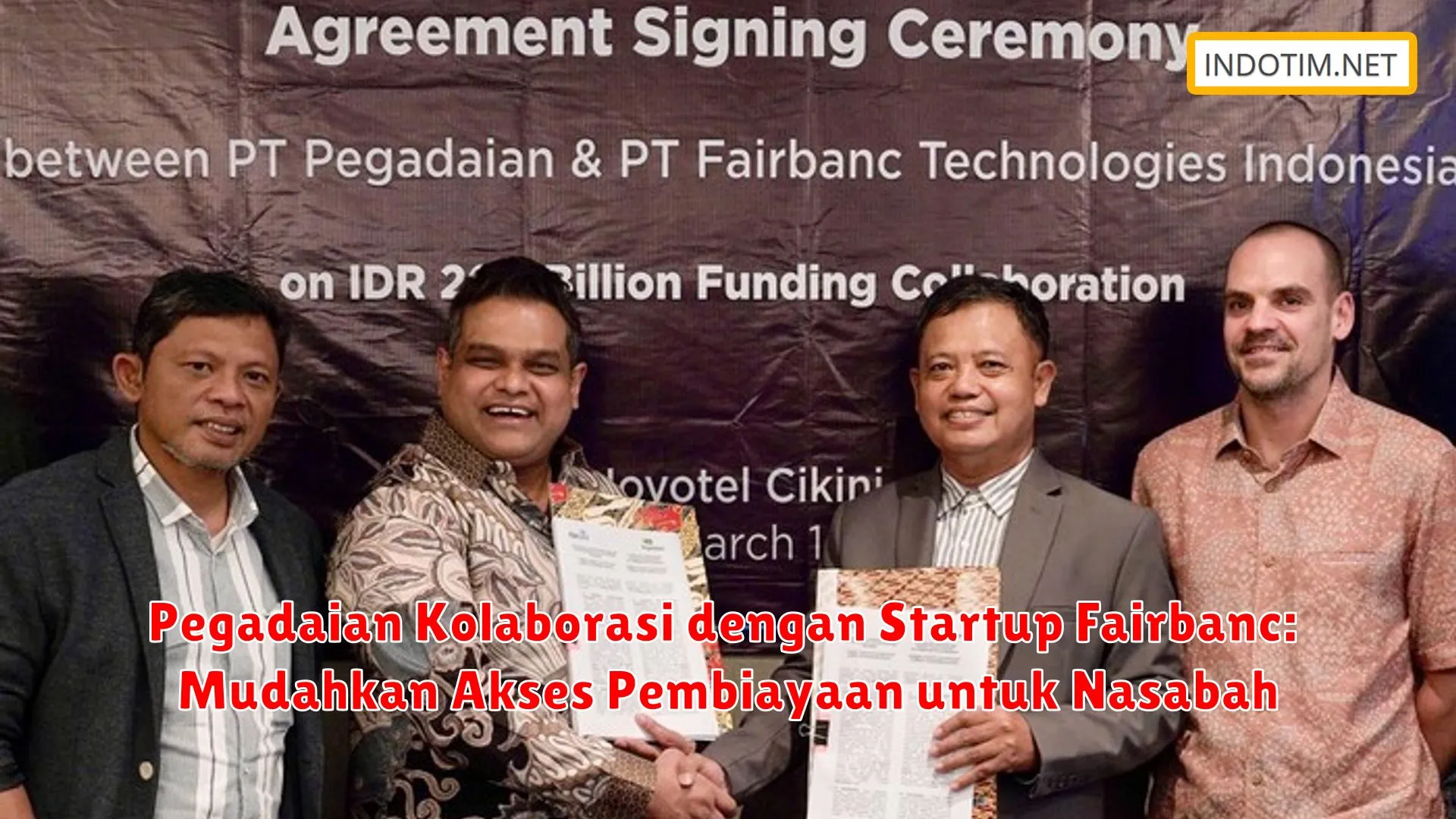 Pegadaian Kolaborasi dengan Startup Fairbanc: Mudahkan Akses Pembiayaan untuk Nasabah