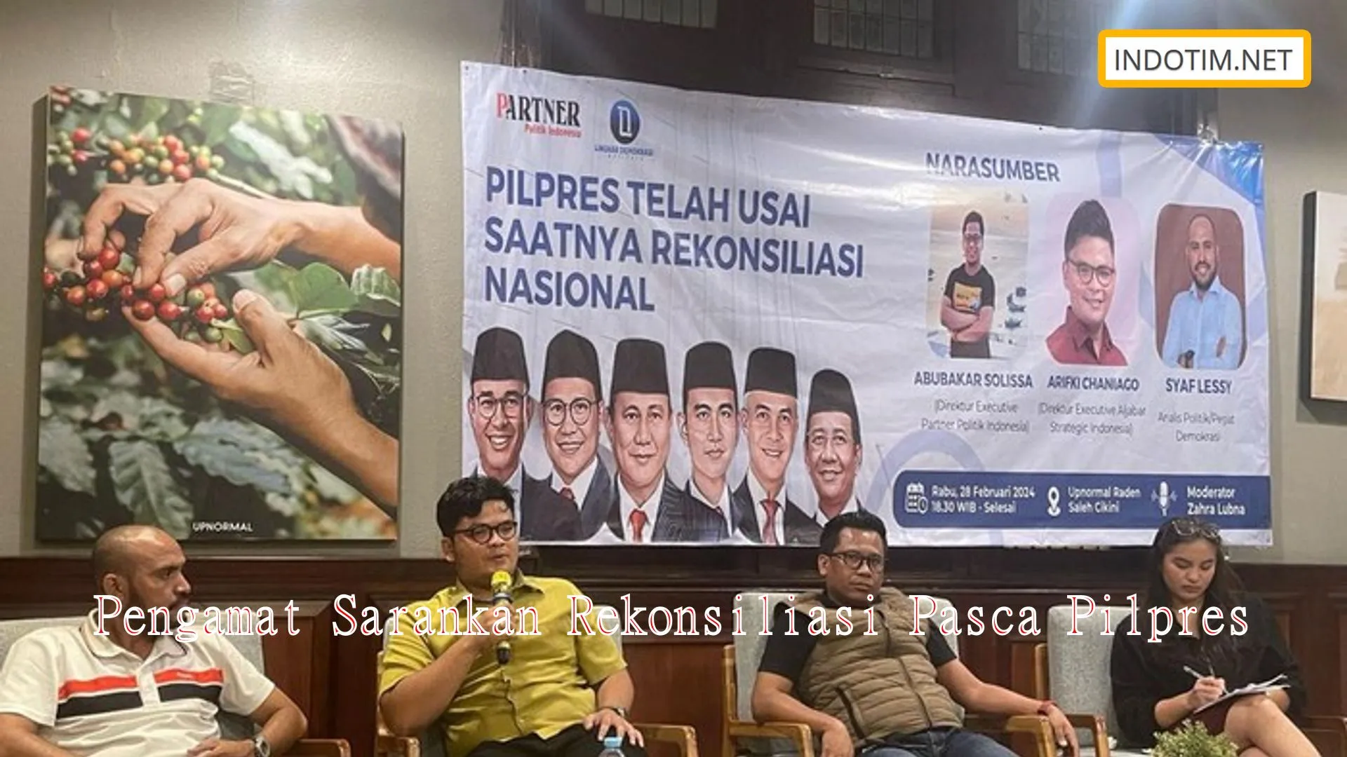 Pengamat Sarankan Rekonsiliasi Pasca Pilpres