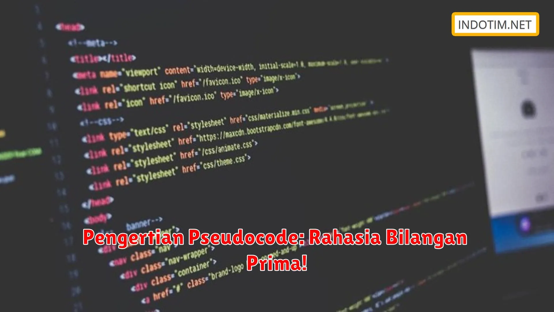 Pengertian Pseudocode: Rahasia Bilangan Prima!