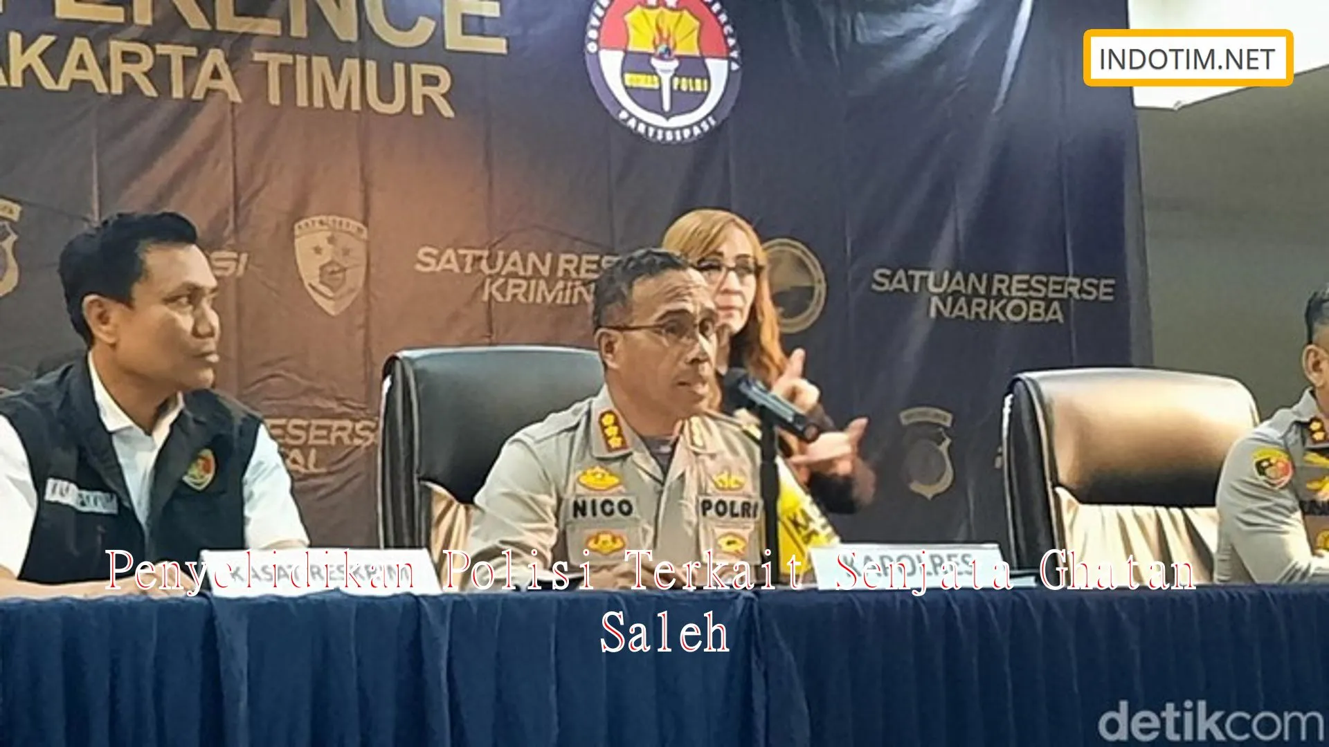 Penyelidikan Polisi Terkait Senjata Ghatan Saleh