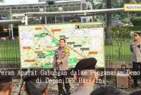 Peran Aparat Gabungan dalam Pengamanan Demo di Depan DPR Hari Ini