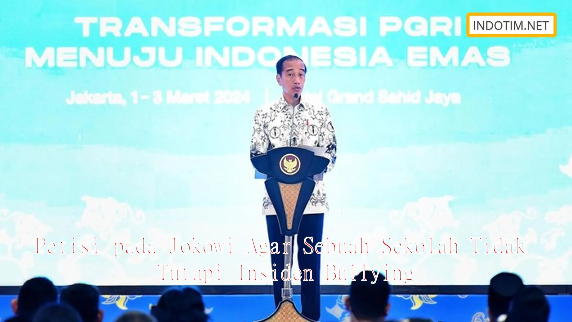 Petisi pada Jokowi Agar Sebuah Sekolah Tidak Tutupi Insiden Bullying