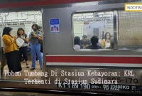 Pohon Tumbang Di Stasiun Kebayoran: KRL Terhenti di Stasiun Sudimara