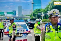 Polisi Tutup Exit Tol di Depan DPR, Potensi Kemacetan Tinggi