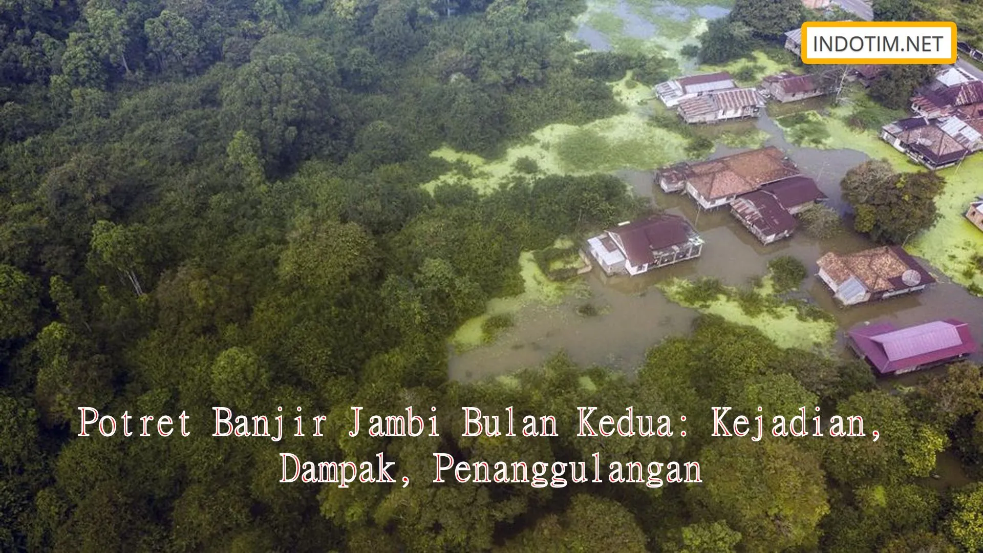 Potret Banjir Jambi Bulan Kedua: Kejadian, Dampak, Penanggulangan