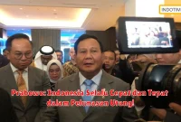 Prabowo: Indonesia Selalu Cepat dan Tepat dalam Pelunasan Utang!