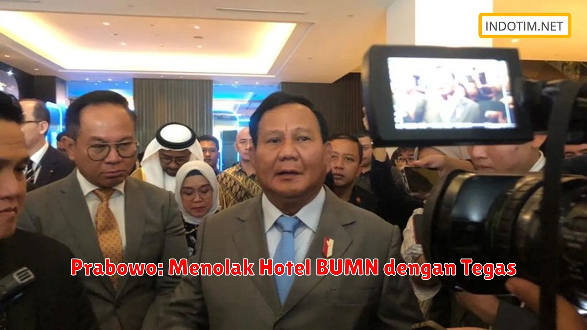 Prabowo: Menolak Hotel BUMN dengan Tegas