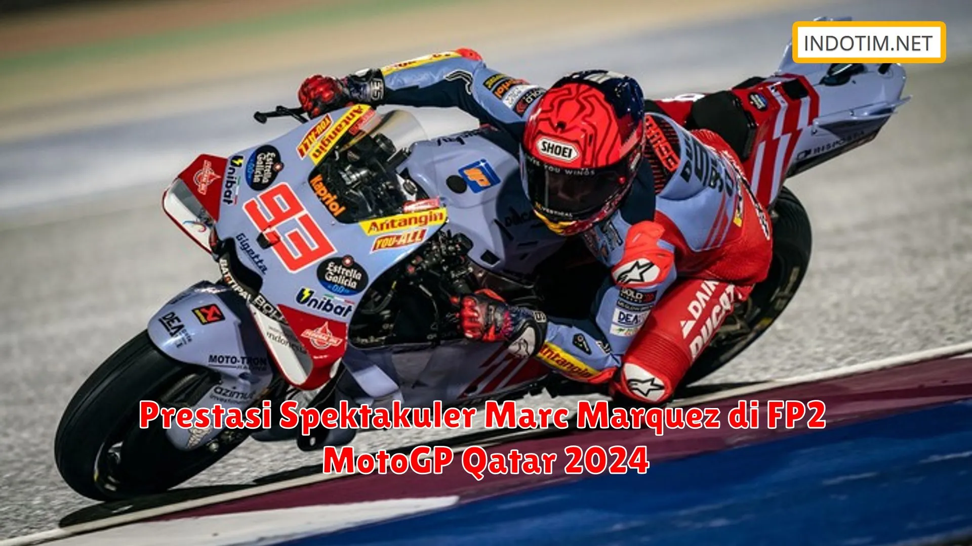 Prestasi Spektakuler Marc Marquez di FP2 MotoGP Qatar 2024
