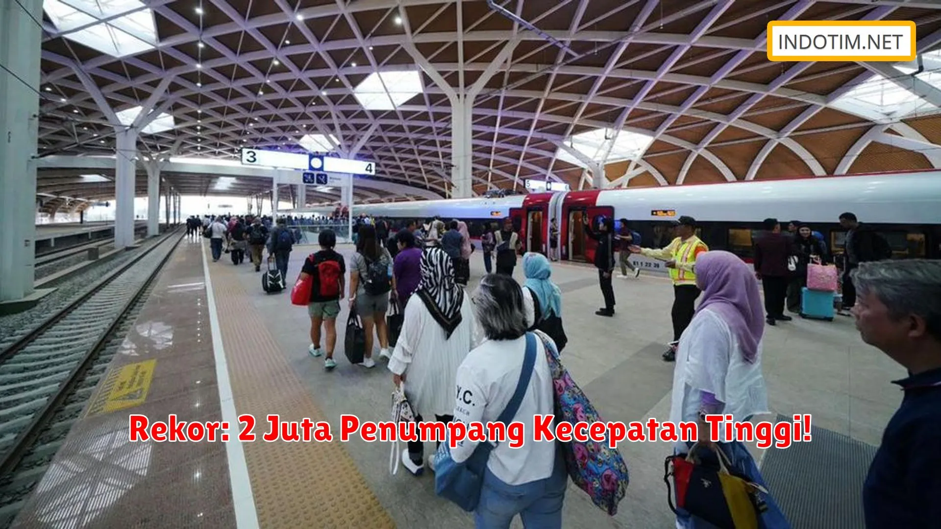 Rekor: 2 Juta Penumpang Kecepatan Tinggi!