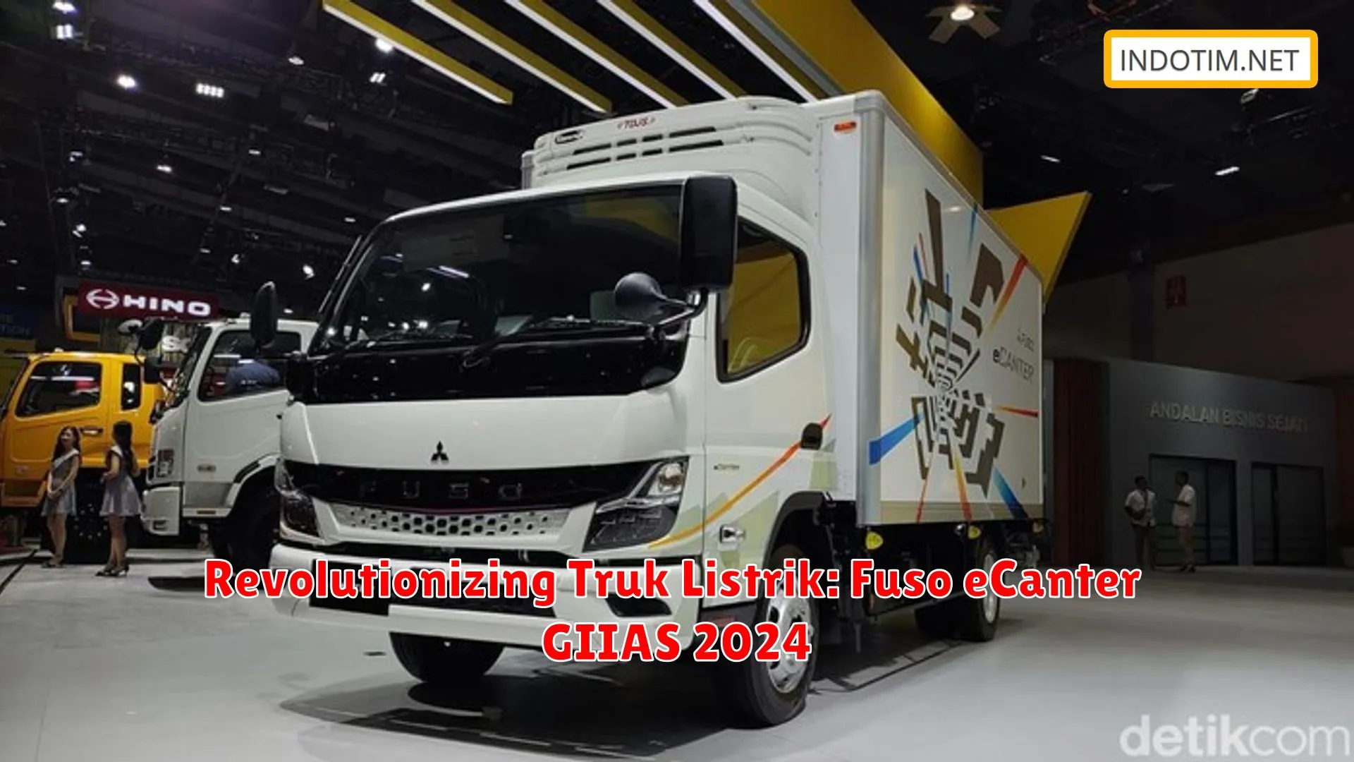 Revolutionizing Truk Listrik: Fuso eCanter GIIAS 2024