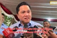 Saat Erick Thohir Terkejut Ditanya Prabowo tentang Usulan Nama Dirjen Pajak