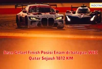 Sean Gelael Finish Posisi Enam di balapan WEC Qatar Sejauh 1812 KM