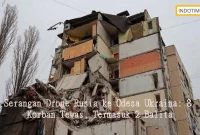 Serangan Drone Rusia ke Odesa Ukraina: 8 Korban Tewas, Termasuk 2 Balita