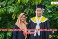 Sosok Wisudawan UI Tunanetra Sukses Lulus dan Memukau