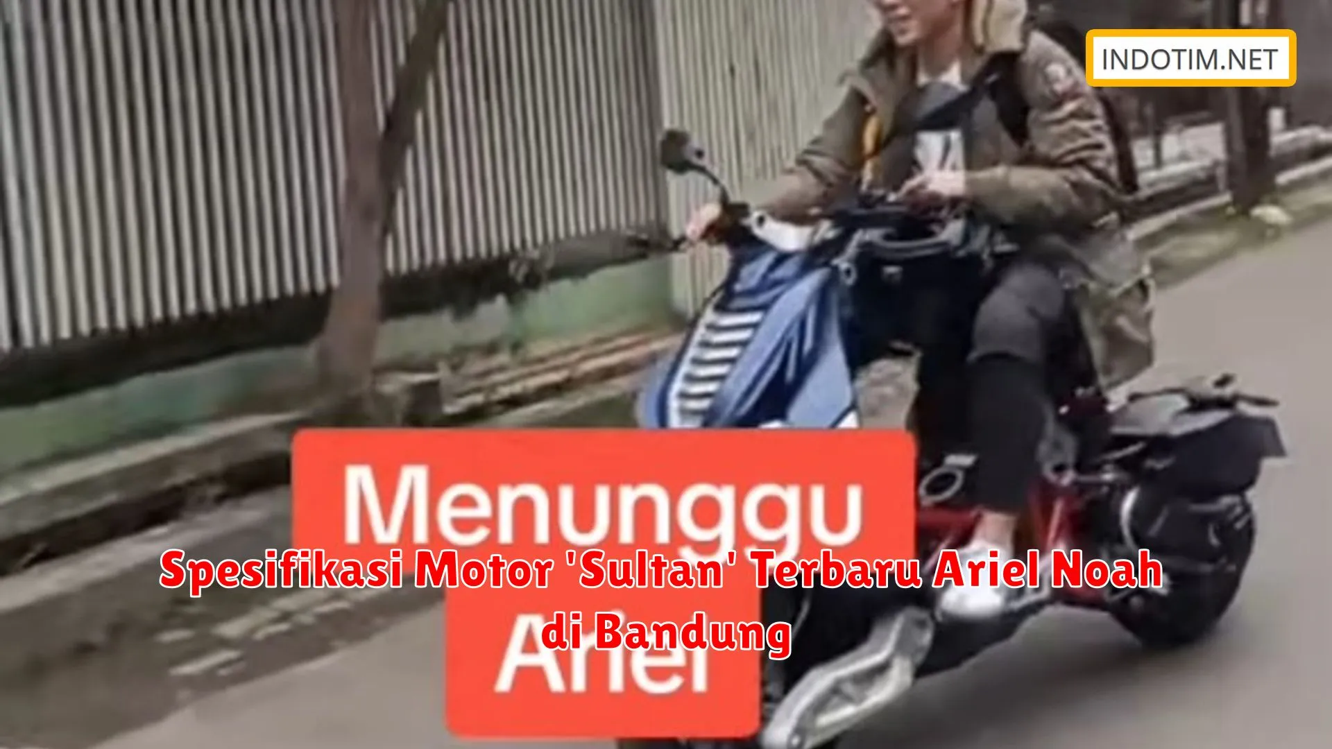 Spesifikasi Motor 'Sultan' Terbaru Ariel Noah di Bandung