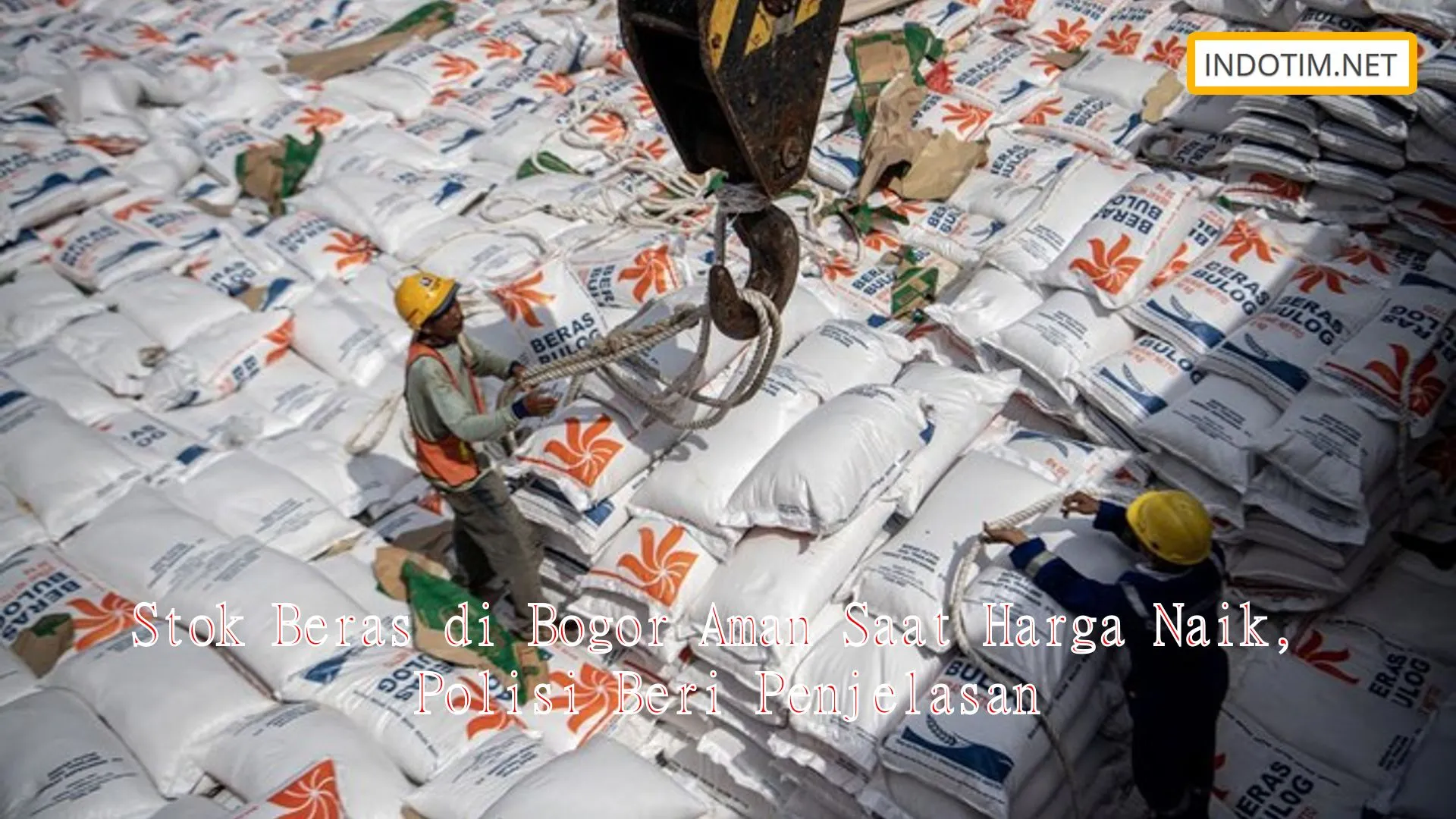 Stok Beras di Bogor Aman Saat Harga Naik, Polisi Beri Penjelasan