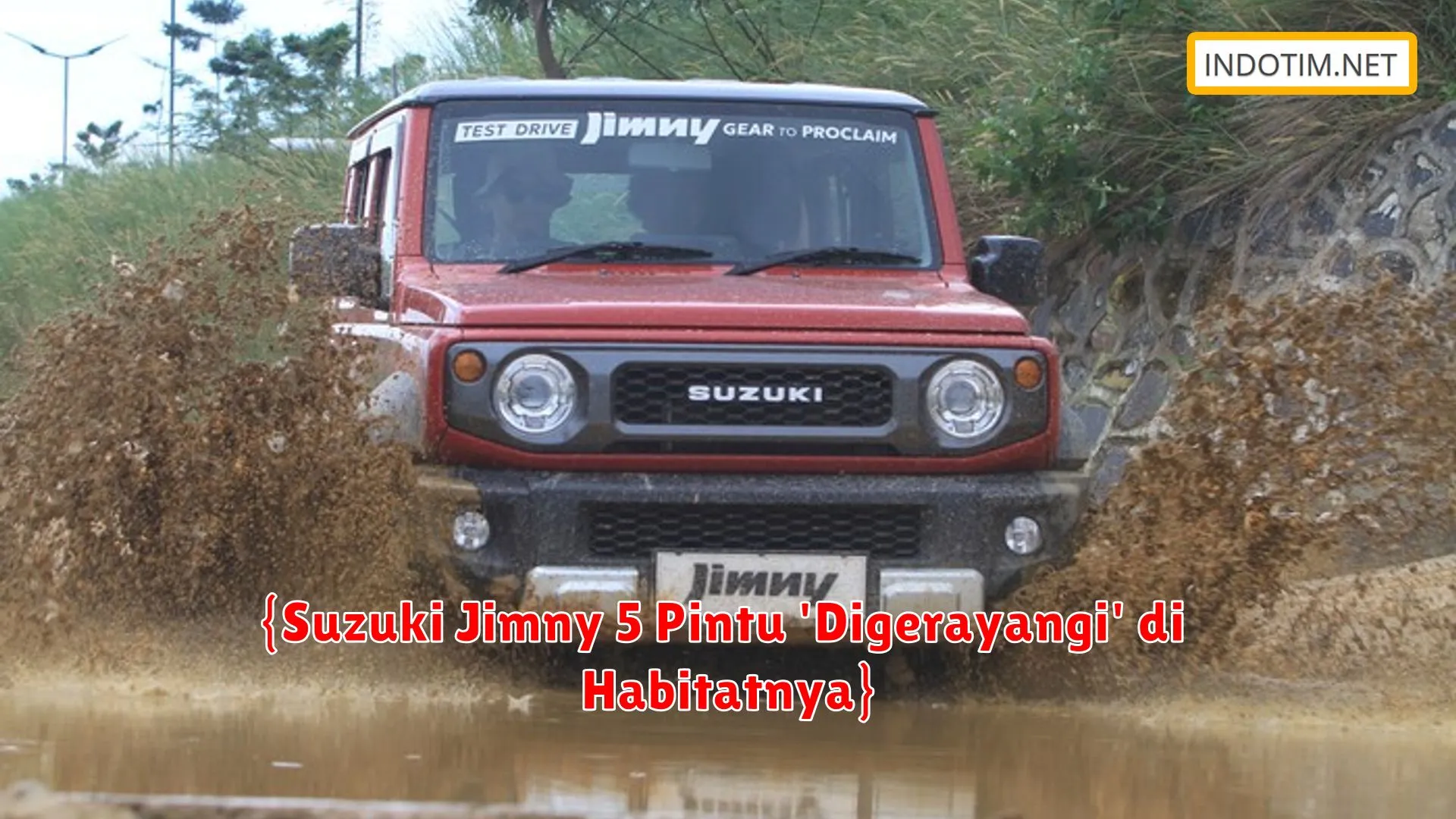 {Suzuki Jimny 5 Pintu 'Digerayangi' di Habitatnya}