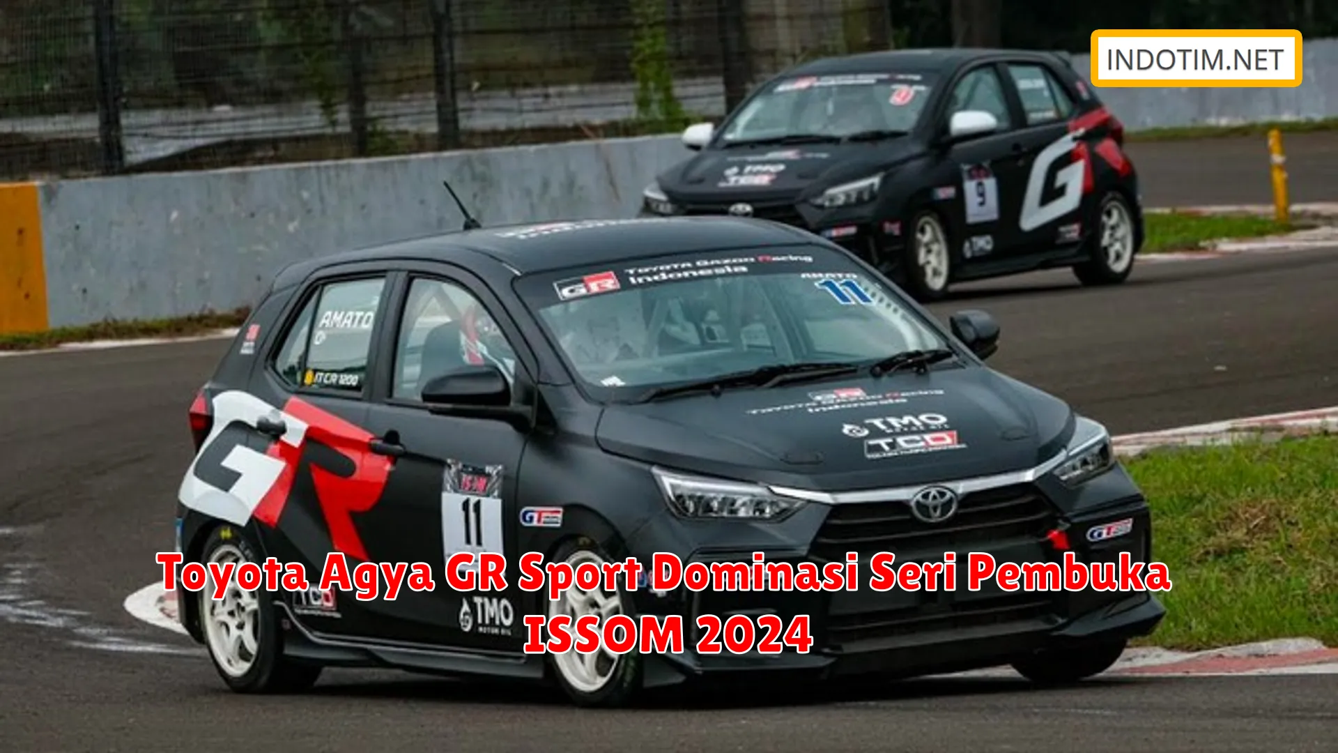 Toyota Agya GR Sport Dominasi Seri Pembuka ISSOM 2024