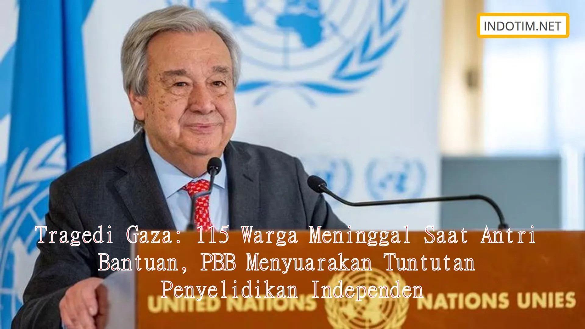 Tragedi Gaza: 115 Warga Meninggal Saat Antri Bantuan, PBB Menyuarakan Tuntutan Penyelidikan Independen