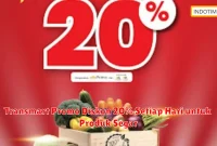 Transmart Promo Diskon 20% Setiap Hari untuk Produk Segar