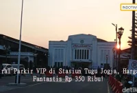 Viral Parkir VIP di Stasiun Tugu Jogja, Harga Fantastis Rp 350 Ribu!