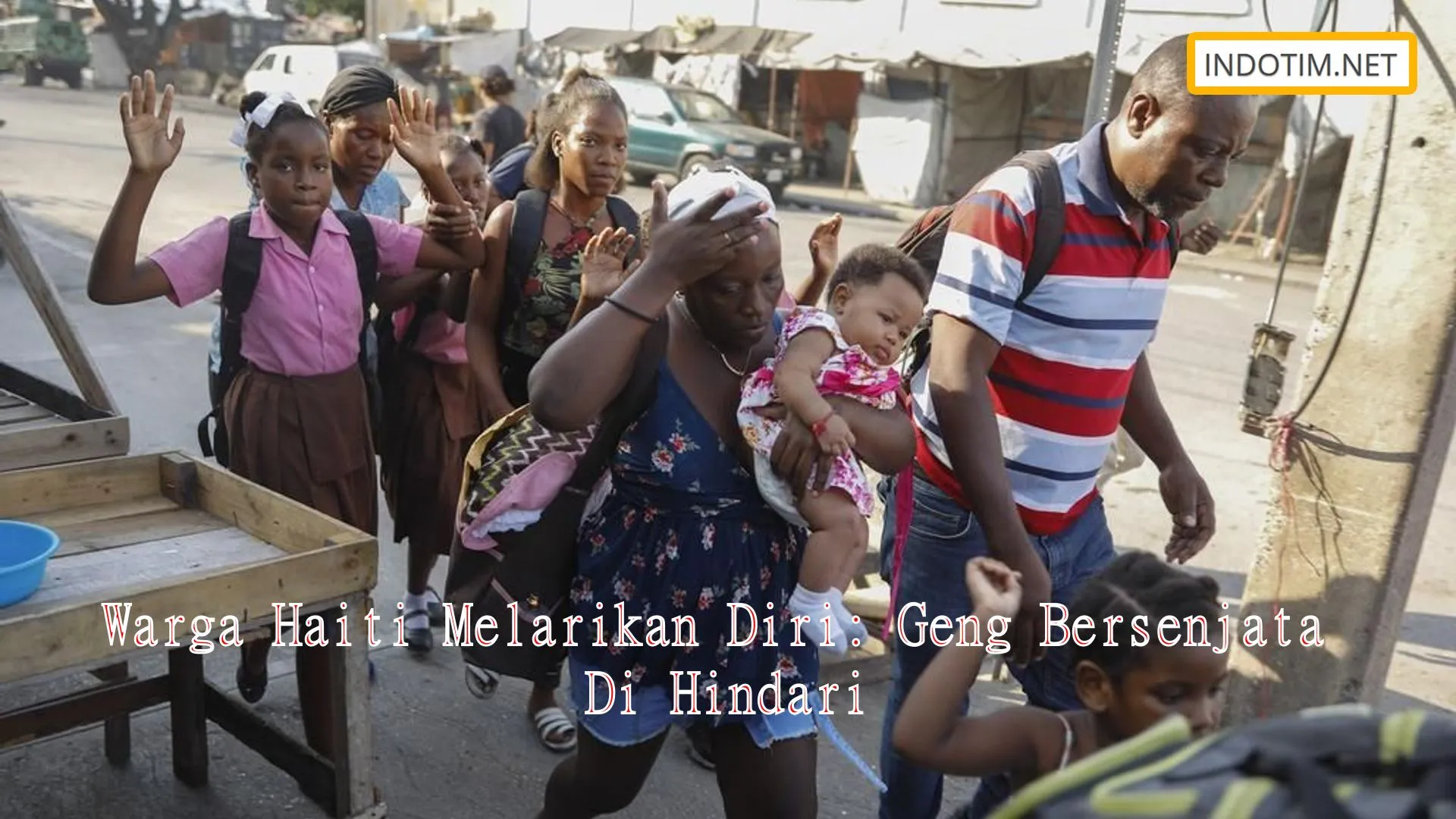 Warga Haiti Melarikan Diri: Geng Bersenjata Di Hindari