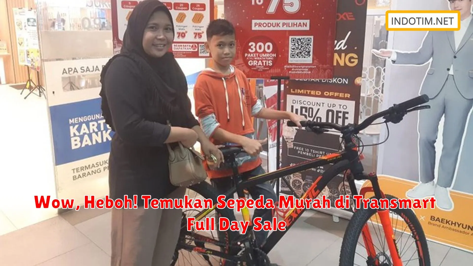 Wow, Heboh! Temukan Sepeda Murah di Transmart Full Day Sale