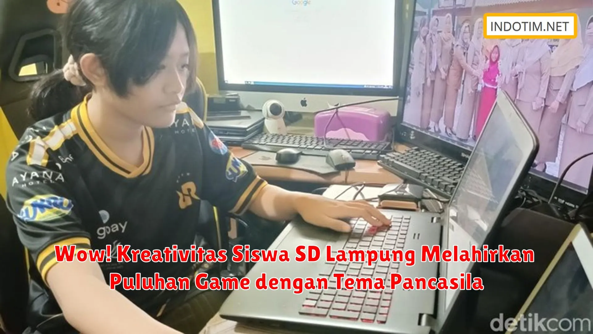 Wow! Kreativitas Siswa SD Lampung Melahirkan Puluhan Game dengan Tema Pancasila