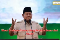 Wow! Prabowo Terima Uang Pensiun Besar dari Asabri