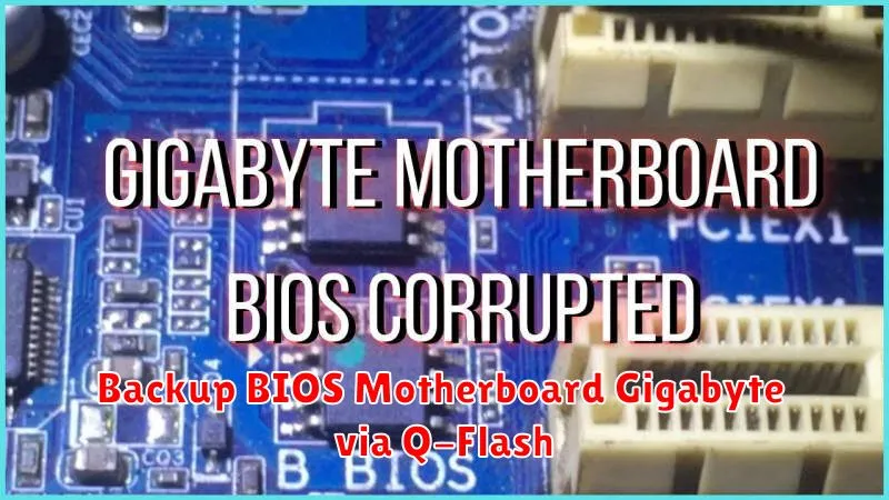 Backup BIOS Motherboard Gigabyte via Q-Flash