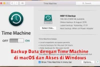 Backup Data dengan Time Machine di macOS dan Akses di Windows