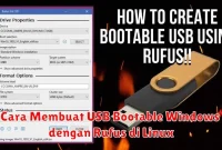 Cara Membuat USB Bootable Windows dengan Rufus di Linux