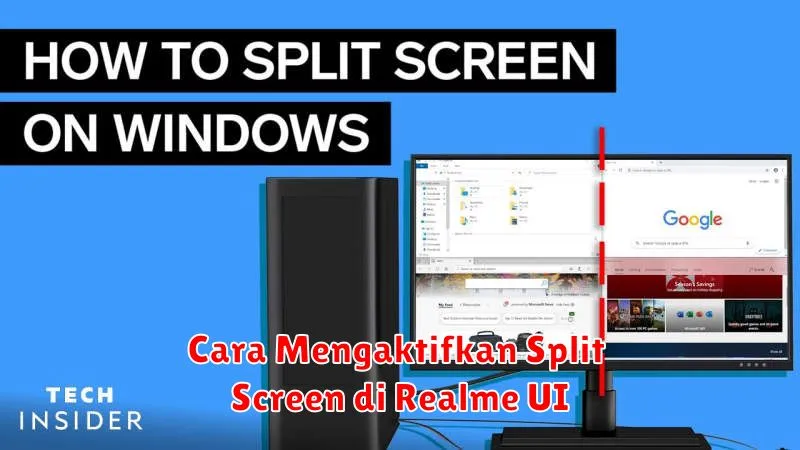 Cara Mengaktifkan Split Screen di Realme UI