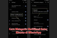 Cara Mengatur Notifikasi Getar Khusus di WhatsApp