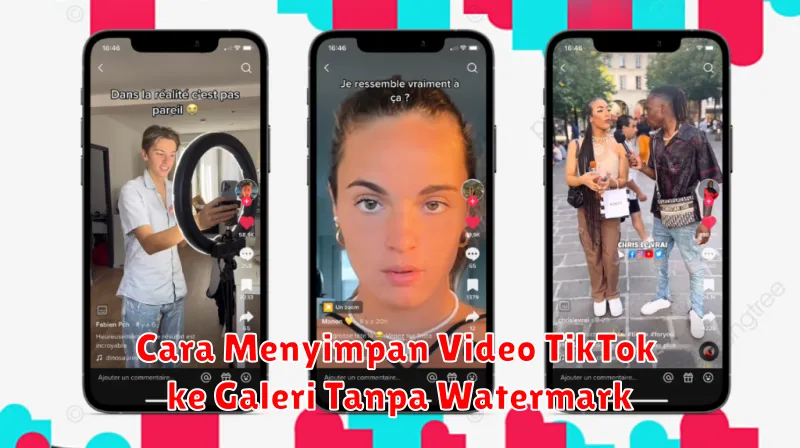 Cara Menyimpan Video TikTok ke Galeri Tanpa Watermark
