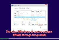 Instalasi Windows di Laptop dengan EMMC Storage Tanpa UEFI