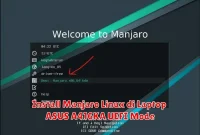Install Manjaro Linux di Laptop ASUS A416KA UEFI Mode