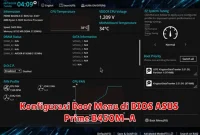 Konfigurasi Boot Menu di BIOS ASUS Prime B450M-A