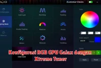 Konfigurasi RGB GPU Galax dengan Xtreme Tuner