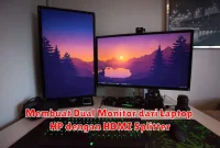 Membuat Dual Monitor dari Laptop HP dengan HDMI Splitter