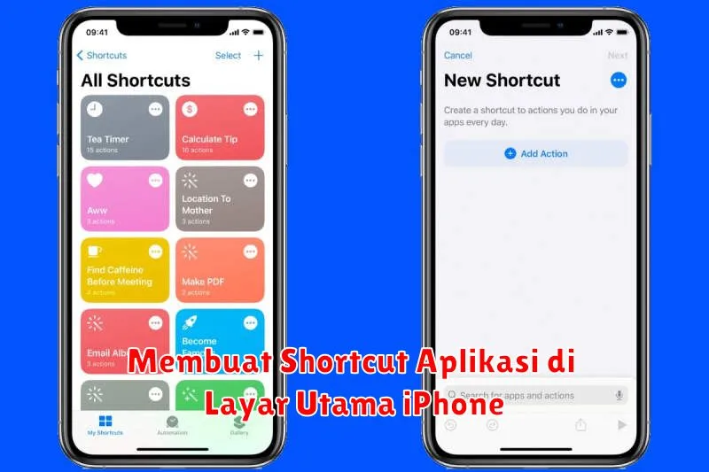 Membuat Shortcut Aplikasi di Layar Utama iPhone