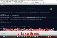Membuat Shortcut Panggilan Cepat di Layar Utama