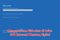 Mengaktifkan BitLocker di Drive SSD External Western Digital