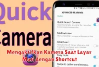 Mengaktifkan Kamera Saat Layar Mati dengan Shortcut